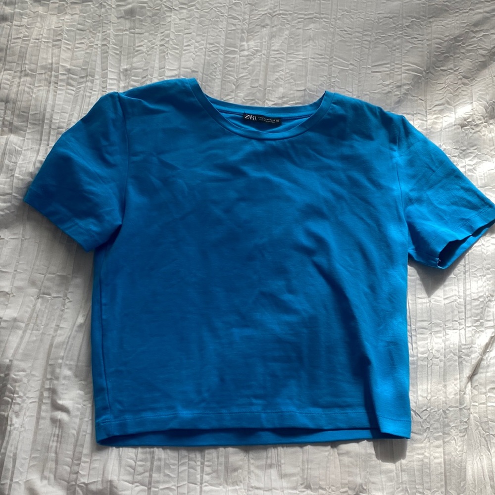 zara cropped top